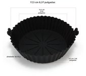 Silicone Air Fryer Baking Tray Reusable Baking Basket Grill Pan Food-grade Non-stick Fryers  Baking Pan Kitchen Accessories