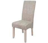 Miroytengo Pack 2 Sillas de Comedor Sagua  Tapizadas Vintage 108x47x62 cm