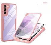 3IN1 360° Full Protecting Case for Samsung Galaxy S25 S24 Ultra S23 Plus FE A56 A36 A16/06/55/35/25/15/05/S Transparent HD Cover