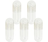 Capsulas de Gelatina Tamaño 00 para Baños Aromáticos y Preparaciones Caseras | Set de Rellenado Fácil con Plantas y Aceites 00 Unidades | 0, de Capacidad