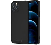 Swissten Soft Joy Case - Funda Blanda para iPhone 14 - Negro