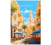 Spain Travel Poster Paris Gran Canaria Barcelona Madrid Granada Landscape Canvas Print Painting Wall Art Picture Room Home Decor