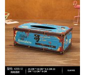 European Retro Tissue Box Home Living Room Coffee Table Napkin Storage Box Bedroom Car Tissue Box Tissue Box Holder