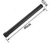 20/30/40/50cm Shower Extension Pipe G3/4 Round Bathroom Shower arm Stainless Steel Round Shower Extension Pipe Extension Pipe