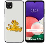 Funda Silicona para Samsung Galaxy A22 5G diseño Leones Dibujos