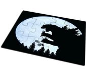 PUZZLE PEQUEÑO 12 PIEZAS godzilla dinosaurio legendario extraterrestre rompecabezas puzle monstruo pelicula et