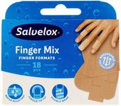 Tiritas Salvelox Aqua Resist Finger Mix 18 Uni.