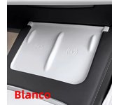 Wireless Charging Silicone Pad For Tesla Model 3 Y Carbon Fibre Central Control Charger Protector Cover Non-Slip Mat Accessories