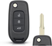 KEYYOU 2/3 Buttons Flip Folding Remote Car Key Case Shell For Renault Dacia Logan Sandero Lodgy Dokker Duster 2016 Uncut Blade