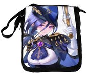 MERCHANDMANIA BANDOLERA REPORTERO MEDIANA BOLSO fanart policia tsundere juego anime bolsa mochila hombro videojuego pc