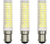 Bombilla LED B15, base de ahorro de energía, 10 W, para refrigerador, máquina de coser, lámpara de mesa, CA 230 V, paquete de 3 (blanco frío 6000 K)