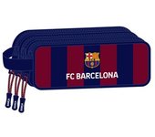 SAFTA  PORTATODO TRIPLE F.C. BARCELONA F.C. BARCELONA 7x21x8 Cms.