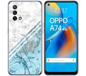 Tumundosmartphone Funda Gel Tpu para Oppo A74 4G diseño Mármol 02 Dibujos