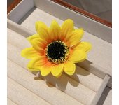 Sweet Sunflowers Hair Clips Cute Yellow Flower Barrettes Side Bangs Duckbill Clip Seaside Vacation Hairpins Hair Accessories