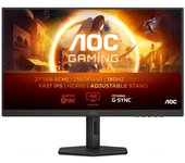 Monitor Gaming AOC Q27G4XF 27"/ QHD/ 0.5ms/ 180Hz/ IPS/ Regulable en altura/ Negro