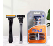 Shaver Brand New Design Men Razor Shaving Three Layer Shaver Reusable Razor Imported Blade Multi Tool Head Replace
