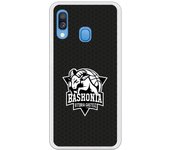 Funda original compatible con Samsung Galaxy A20E - Baskonia blanco y negro
