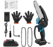 Makita Sierra de Cadena sin Escobillas de 6 Pulgadas para Carpintería - Velocidad de Corte de 5 m/s - Herramienta Eléctrica para Madera y Poda