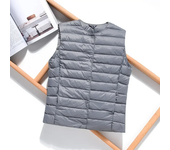 2024 New  Wihte Duck Down Vests LightWomen Waistcoat Spring Autumn Outerwear Inner Cloth Portable Warm Sleeveless Liner Casual