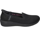 SKECHERS | Zapatos Skechers Slip-ins Arya Sweet Voice para Mujer – Zapato en Color Negro – Zapatos Slip Ins – Sin Cierre – Air Cooled Memory Foam – Stretch Fit – Apto para Lavadora – Vegan – Cómodos – Modelo 158873-BBK