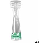 Copas de cava reutilizables Algon Transparente 24 Unidades 150 ml (4 Piezas)