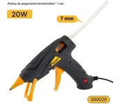 20/80W Hot Silicone Gun Melt Glue With 7/11mm Glue Sticks Mini Industrial Guns Household Heat Temperature Thermo for DIY Crafts