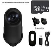 1080P Action Camera 1080P Portable Versatile Mount Anywhere for Travel Pets Ride Sport Vlog Mini Wireless Camera with Carry box