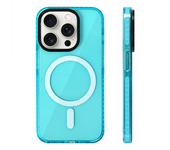 Magsafe-funda magnética transparente para móvil, carcasa de silicona a prueba de golpes para iphone 13, 14, 16pro, 12, 15pro Max