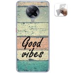 Tumundosmartphone Funda Gel Tpu para Xiaomi POCO F2 Pro diseño Madera 01 Dibujos