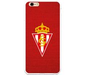 Funda original compatible con iPhone 6 Plus - 6S Plus | Sporting escudo bordado sobre rojo | TPU MATE