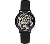 Reloj Guess Mujer V0023M8 38 Mm - Cuarzo - Silicona - Acero Inoxidable - Resistente Al Agua - Guess Watches Ladies Time To Give 3 Agujas