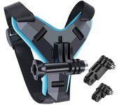 Helmet Strap Mount For Gopro Hero 11 10 9 8 7 6 5 4 3 Motorcycle Yi Action Sports Camera Mount Full Face Holder Accessories