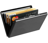 Rfid Credit Card Holder Men Minimalist Wallet Aluminium Bank Cardholder Case with Money Clip Designer Porte Carte