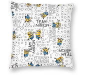 S-Minions Cute Cartoon Gru Pillowcase Soft Polyester Cushion Cover Decor Banana Pillow Case Cover Bed Wholesale 40X40cm