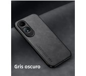 Luxury Leather Case for OPPO A60 4G A79 A58 A78 A98 A57 A97 A96 A95 A74 A53 A32 4G 5G Cover with Metal Plate Support Car Hold