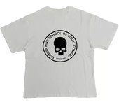 2024 Number Nine 04S Skull Print Y2K Printed Short Sleeve T-shirt Men and Women Dark European and American Top T High Quality