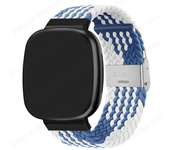 Braided Solo Loop Strap for Fitbit Versa 3 4 Band Adjustable Nylon Sport Watchband Bracelet for Fitbit Sense 2 Bands Watchband