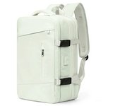 Mochila de viaje para hombres y mujeres, bolsa de viaje para senderismo impermeable, mochila para computadora portátil universitaria para viajar en avión, expansión