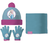 Set Gorro/Buff/Guantes Infantil 48/51 Frozen Ii "Memories" (Safta WD14726)