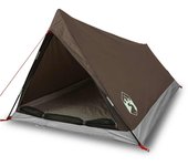 vidaXL Tienda de campaña para 2 personas impermeable marrón