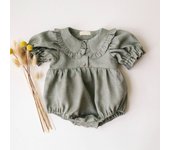 Plaid Baby Girl Jumpsuit Cotton Infant Baby Girl One-piece Playsuit Newborn Clothes Summer