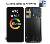 Super AMOLED For Samsung A70 LCD Display With Touch Screen Digitizer Assembly A705 A705F A705FN/DS SM-A705MN Display Replacement