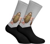 Jenes-Calcetines de caña larga estampados elásticos para Hombre-Mujer