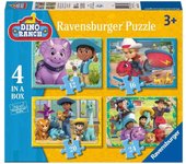 DINO RANCH PUZZLES 4 PROGRESIVOS DE RAVENSBURGER