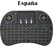 I8 Mini Wireless Keyboard 7 Color Backlit Russian French Spanish Portuguese Arabic 2.4G Air Mouse Remote for Android TV Box PC