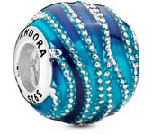 Pandora - Charm en plata de ley Remolino Azul 797012ENMX