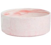 Ceramic cat and dog bowl raised food and water dish with non-slip wooden frame