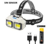 Powerful LED Induction Headlamp 4 Lighting Modes Type-C Charge Head Flashlight Outdoor Waterproof Camping Fishing Headlight