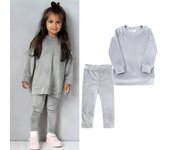 Autumn Little Girls Golden Velvet Tracksuit 2 Pcs Set Boys Clothes Coat+Pants Hoodies Outfits Suit
