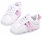 Toddler Baby Girl Shoes 0 to 3 6 9 12 18 24 Months Casual Cute Gold White Baby Boy Shoes First Walkers Soft Crib Shoes Infantil